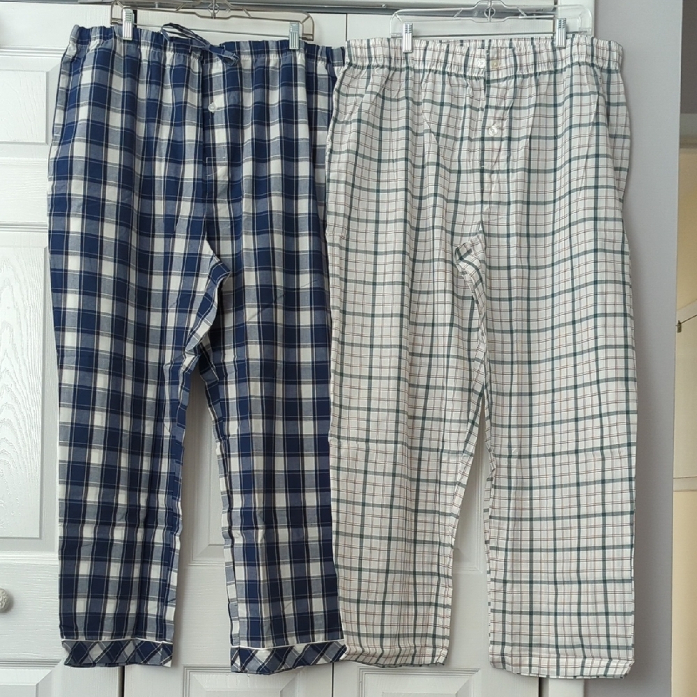 NWOT! LOT OF 2! ~VULCANODON & FRUIT OF THE LOOM~ PAJAMA BOTTOMS-XXL